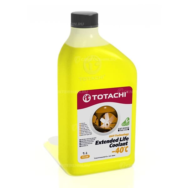 TOTACHI ELC -40 C антифриз (желтый) 1л